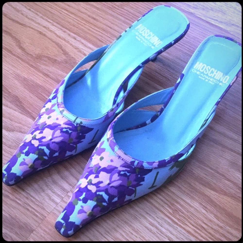 👠 Moschino Cheap & Chic Kitten Heels 👠 Sz 38.5